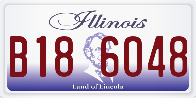 IL license plate B186048