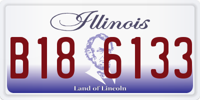IL license plate B186133