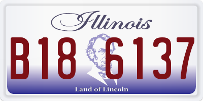 IL license plate B186137