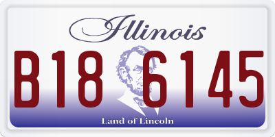 IL license plate B186145
