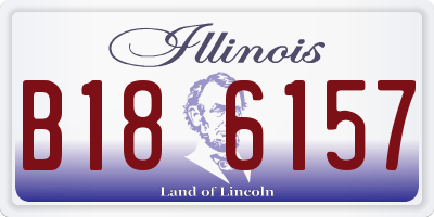 IL license plate B186157