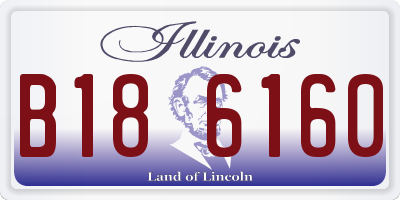 IL license plate B186160