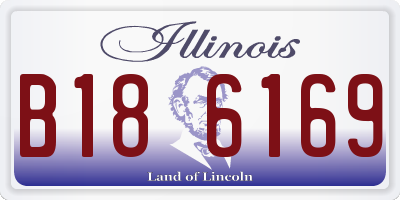 IL license plate B186169
