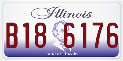 IL license plate B186176
