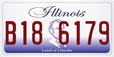 IL license plate B186179