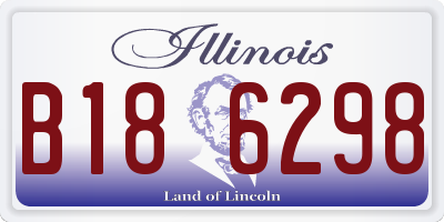 IL license plate B186298