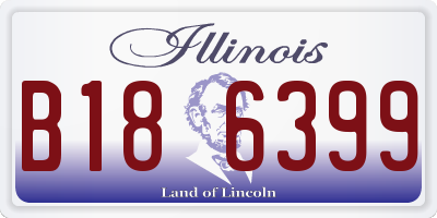 IL license plate B186399