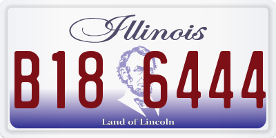 IL license plate B186444