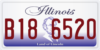 IL license plate B186520