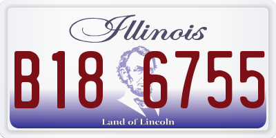 IL license plate B186755