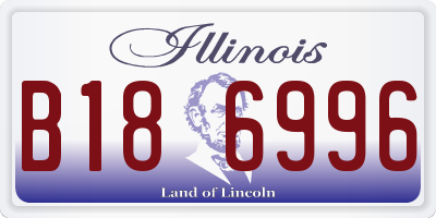 IL license plate B186996