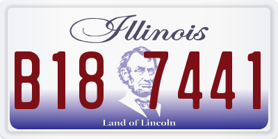 IL license plate B187441