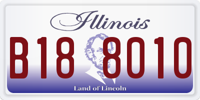 IL license plate B188010