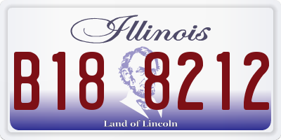 IL license plate B188212
