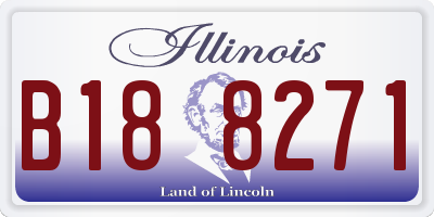 IL license plate B188271