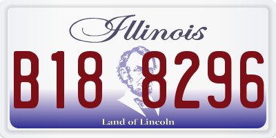 IL license plate B188296