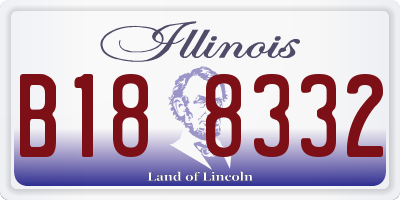 IL license plate B188332