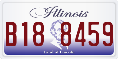 IL license plate B188459