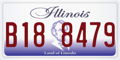 IL license plate B188479