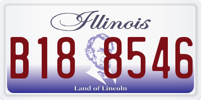 IL license plate B188546