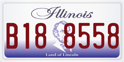 IL license plate B188558
