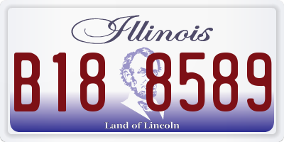 IL license plate B188589
