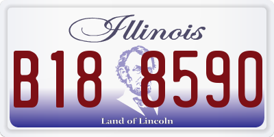 IL license plate B188590