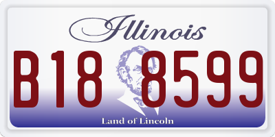 IL license plate B188599