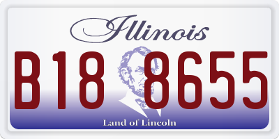 IL license plate B188655