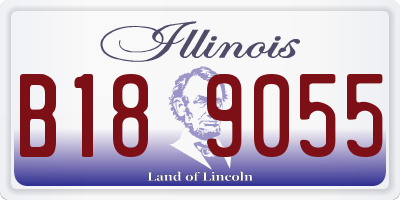 IL license plate B189055