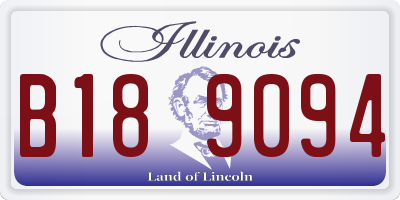 IL license plate B189094