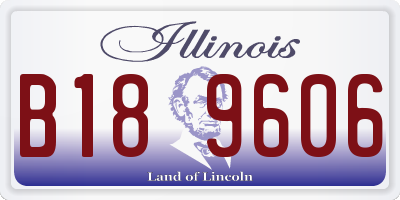 IL license plate B189606
