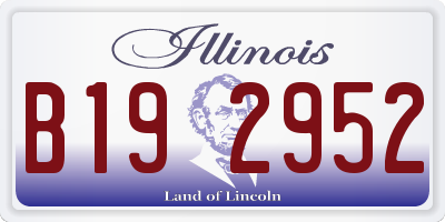 IL license plate B192952