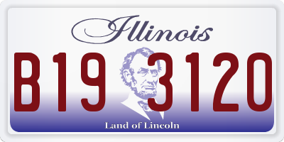 IL license plate B193120
