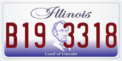 IL license plate B193318