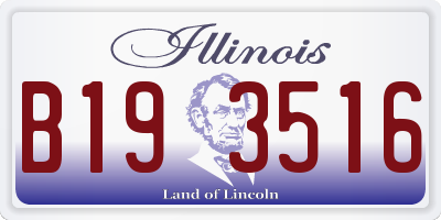 IL license plate B193516
