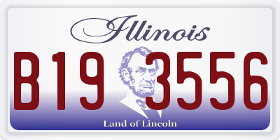IL license plate B193556