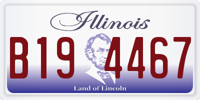 IL license plate B194467