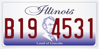 IL license plate B194531