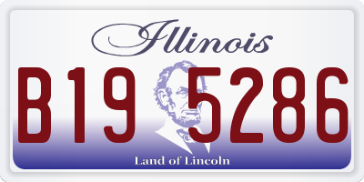 IL license plate B195286