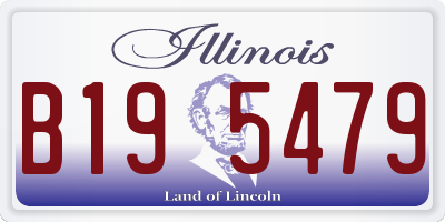 IL license plate B195479