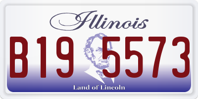 IL license plate B195573