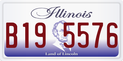 IL license plate B195576