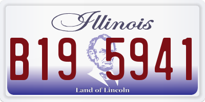 IL license plate B195941
