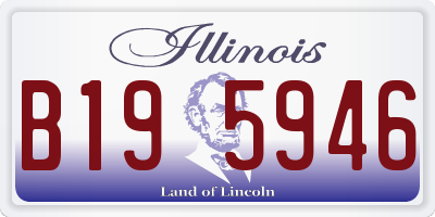 IL license plate B195946