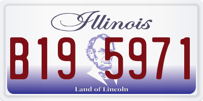 IL license plate B195971