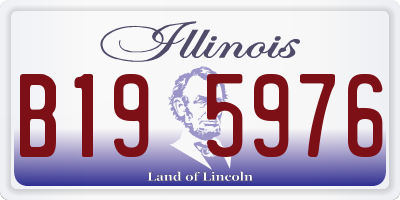 IL license plate B195976