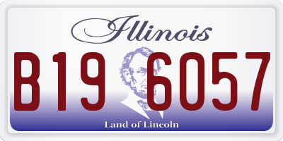 IL license plate B196057