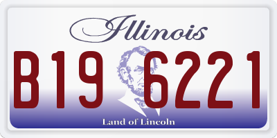 IL license plate B196221