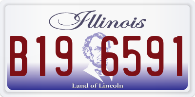 IL license plate B196591